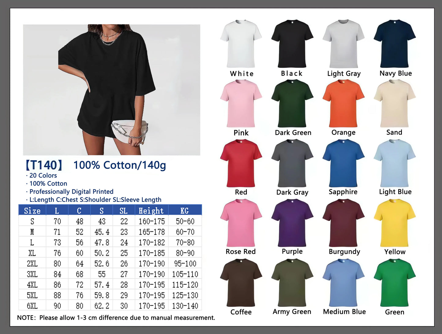 Bulma T-shirt classique essentiel Tee Unisex All Size