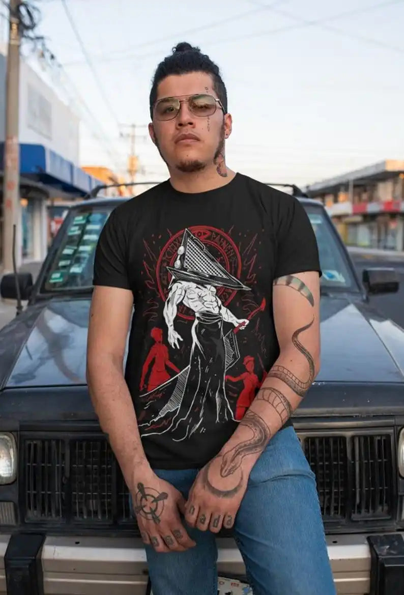 Pyramid Head Silent Hill T-Shirt – Premium Unisex Horror Tee
