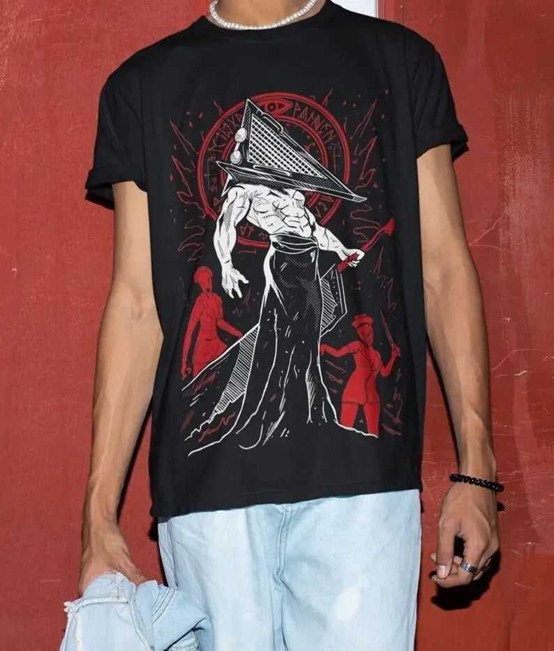 Pyramid Head Silent Hill T-Shirt – Premium Unisex Horror Tee