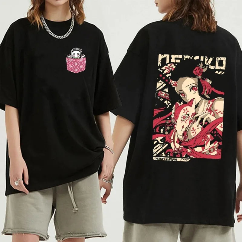 Demon Slayer Nezuko Tshirt Graphic Tee Shirt