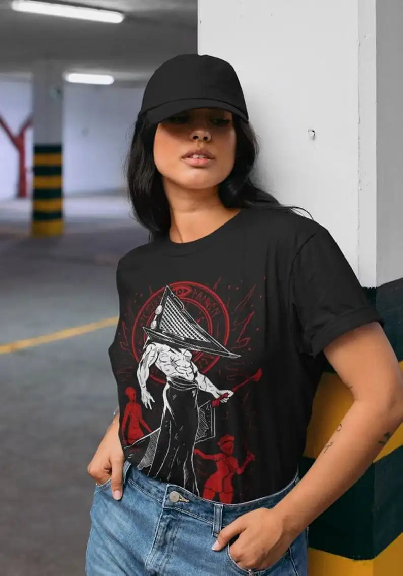 Pyramid Head Silent Hill T-Shirt – Premium Unisex Horror Tee