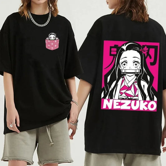 Demon Slayer Nezuko Tshirt Graphic Tee Shirt