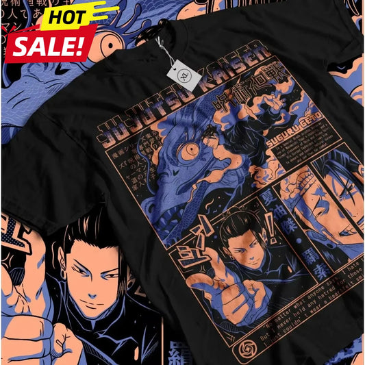 2025 Geto T-Shirt Jujutsu Kaisen Anime Oversized T Shirt  Men Clothing